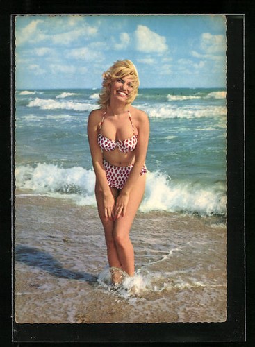 Cartolina pin che ride - pin-up,