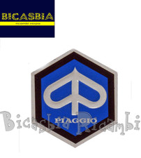 3453 SCUDETTO ESAGONALE PICCOLO COPRISTERZO VESPA 180 200 RALLY 150 SPRINT VELOC