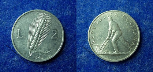 Italia lire 1948 - italia, 2