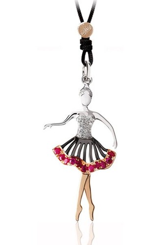 Ciondolo ballerina oro - ballerina,