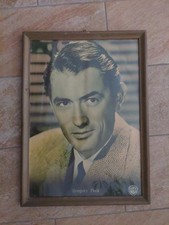 poster vintage originale GREGORY PECK WARNER BROS CINEMA 1960 MANIFESTO CORNICE