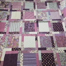 Trapunta floreale patchwork