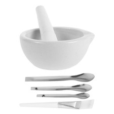 1 set di mortaio in ceramica