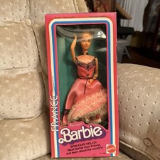 Barbie #1600 bambola Francia parigina 1979 vintage nuova con scatola