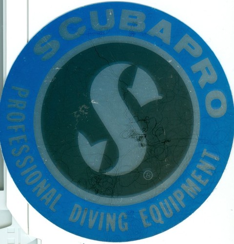 Scubapro adesivo vintage - adesivo,
