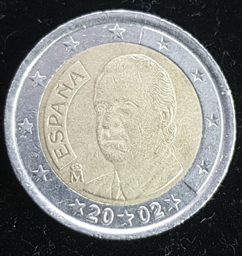 Moneta euro spagna 2002 - moneta,