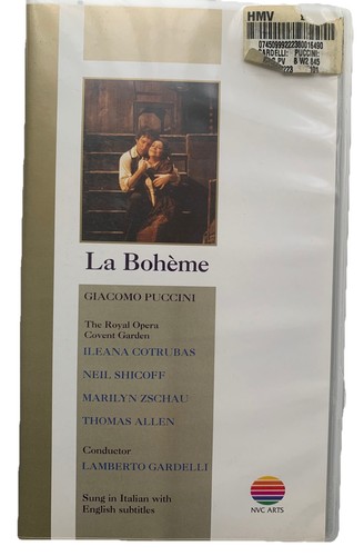 Puccini boheme vhs tape - la,