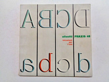OLIVETTI PRAXIS 48 Istruzioni per l'uso 1965