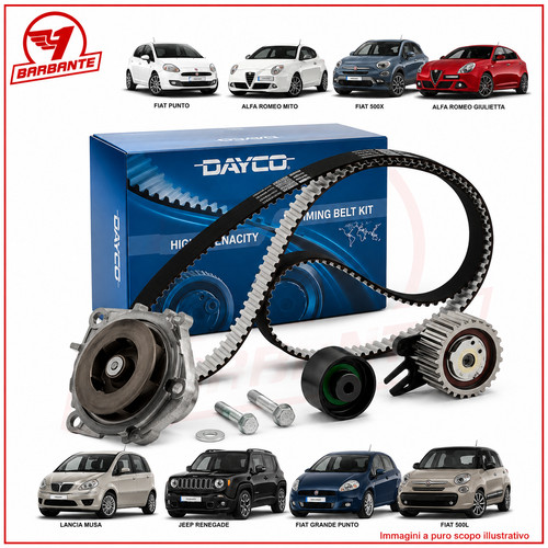 Kit distribuzione pompa acqua - kit,