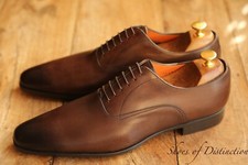 Scarpe Oxford Santoni in pelle