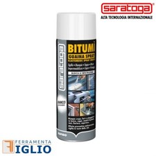 Guaina Spray BITUMI a Base di Bitume Impermeabilizzante Sigillante Bianco 500ml