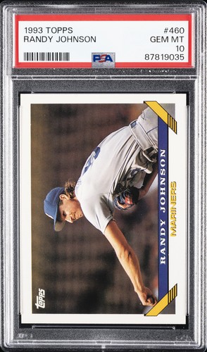 1993 topps 460 - randy, johnson
