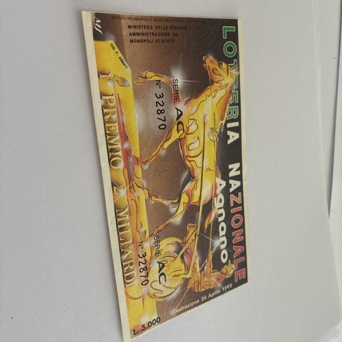 Biglietto lotteria nazionale - lotteria,