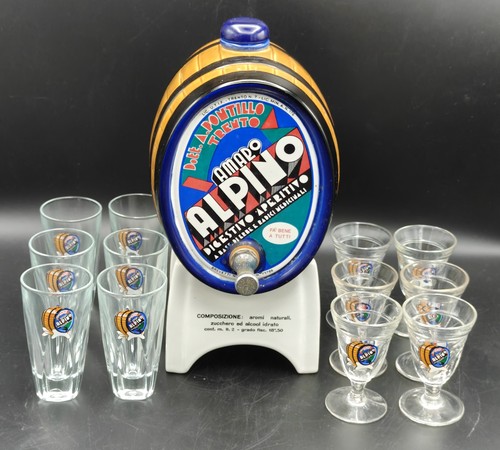 Botte amaro alpino vintage con - amaro,