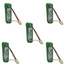 5 BATTERIE PILA LITIO SAFT LS14500 3,6V 2,6Ah COMPATIBILE ALLARMI TECNOALARM