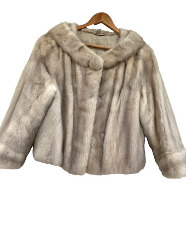 Cappotto visone vero - , zaffiro