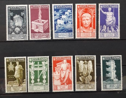 1937 regno francobolli augusto - regno,