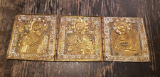 Antique Russian Triptych