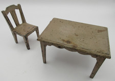 Tavolo e sedia 1:12 vintage