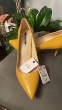 Zara Basic Leather Heels
