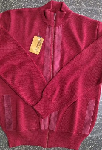 Giubbino uomo lana con zip - con,
