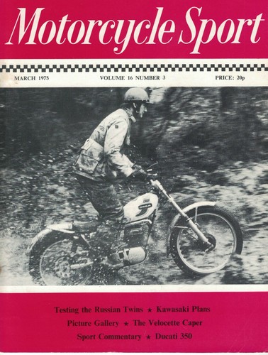 Motorcycle sport magazine 1975 - motorcycle,