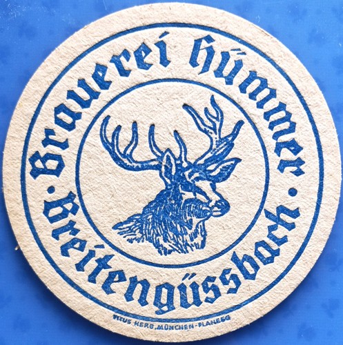 Vecchio sottobicchiere birra