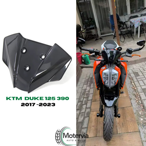 Parabrezza cupolino nero ktm - parabrezza,