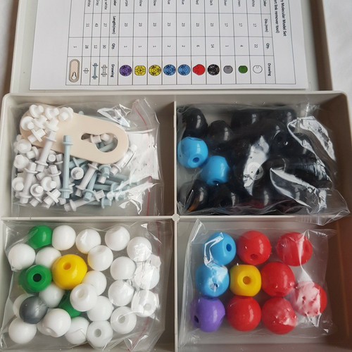 Set modelli molecolari chimica