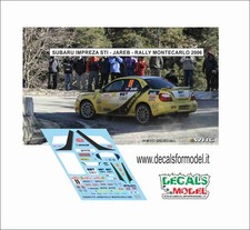 DECALS 1:43 SUBARU IMPREZA STI