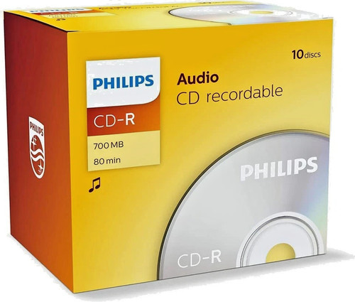 Philips audio pack in - cd-r, 10