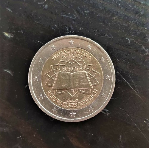Moneta euro 50 anni - moneta,