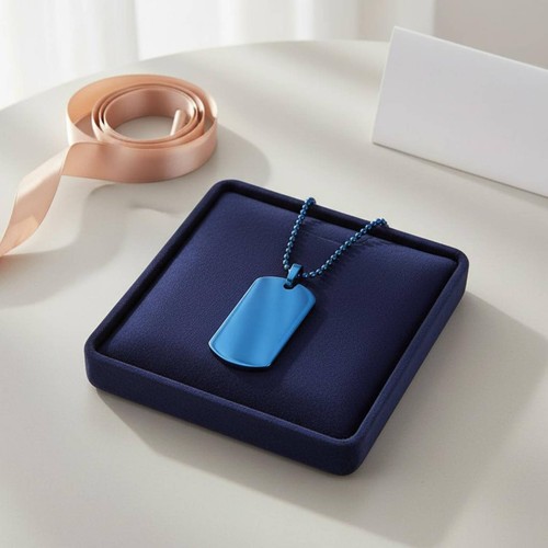 Dog plate necklace finitura - necklace,