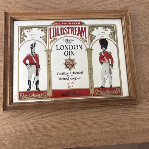 Vintage mirror advertising