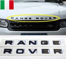 Scritta Adesiva Anteriore Posteriore per RANGE ROVER Colore Nero Opaco Satinato