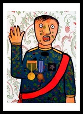 Enrico baj litografia - enrico,