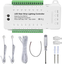 16 Canali LED Luci Scale Controller Scale 2 PIR per Interni Flessibile LED COB S