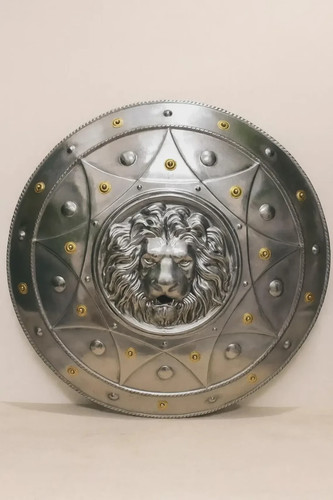 Scudo testa leone - leone, medievale