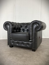 Poltrona Chesterfield in pelle