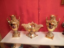 Trittico ORO in porcellana stile Maria Antonietta