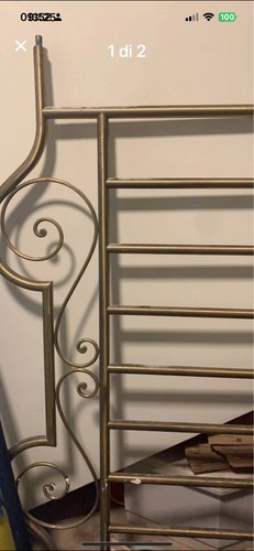 Letto ottone vintage con - letto,