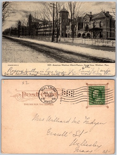 Cartolina american waltham - american,