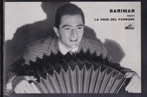 Cartolina cantante barimar - cantante,
