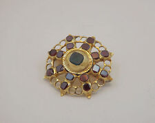 SPILLA ANTICA SICILIANA '800 IN ORO OLD SICILIAN GOLD BROOCH