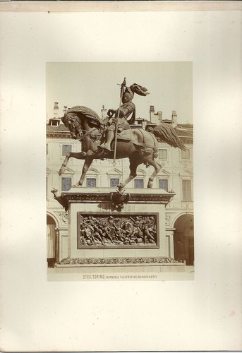 1880 torino monumento - 1880, ca