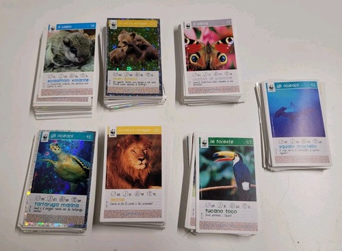 Lotto 324 carte coop wwf - di,