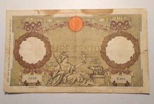 1942 Italy 100 Lire Note; Pick