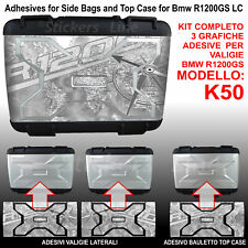 3 adesivi valigie vario BMW R1200GS Bussola Planisfero R 1200GS K50 dal 2013 GRG