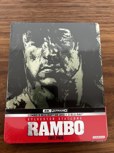 Rambo trilogy steelbook 4k - steelbook, (4k