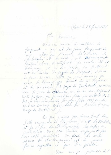 Emil cioran lettre - cioran,